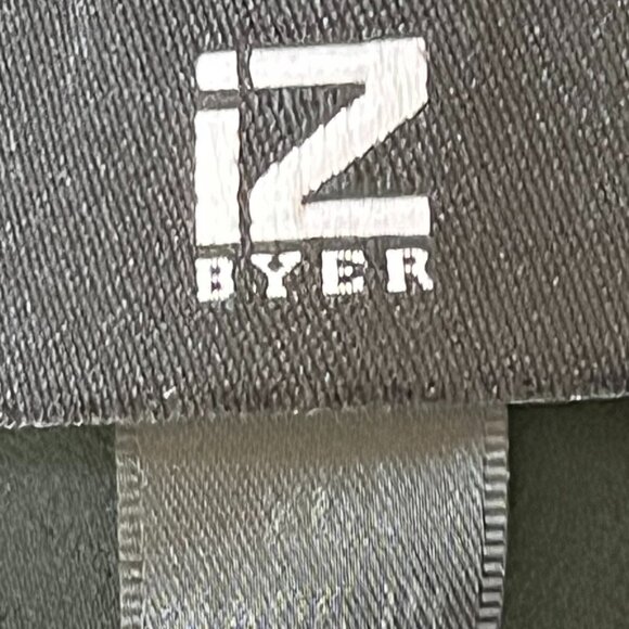 IZ Byer Large sleeveless, sheer black blouse with high neckline. Black. - Picture 4 of 4